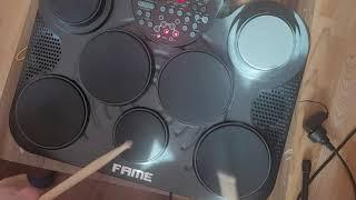 FAME DD-350 Digital Drum  E-Drums  Elektronisches Schlagzeug - Audio-Demo
