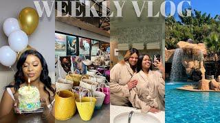 WEEKLY VLOG  MY 25TH BIRTHDAY APARTMENT UPDATE GIFT UNBOXINGS SUN CITY & MORE
