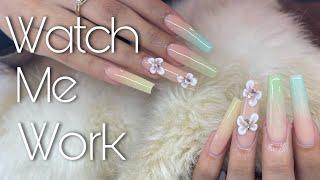 Beginner Nail Tech  Ombre Nails  3D Nail Art