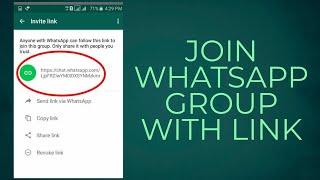 How to Join Whatsapp Group with Link?