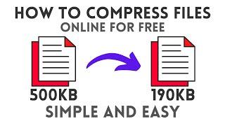 HOW TO COMPRESS PDF FILES ONLINE FOR FREE  HOW TO COMPRESS FILE ONLINE FOR FREE  COMPRESS FILES