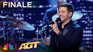 Michael Bublé Sings L-O-V-E by Nat King Cole  Finale  AGT 2024