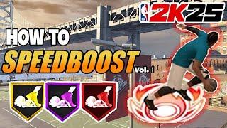 EASIEST and FASTEST SPEEDBOOST and QUICKSTOP DRIBBLE MOVES IN NBA 2K25