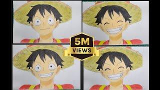 How to Draw Luffy Laughing #onepiece #luffy #luffygear5