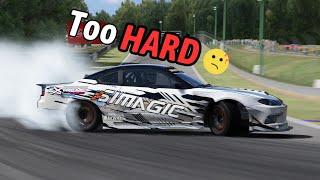 So THIS is a PRO Drift CAR....  Assetto Corsa Simagic Alpha Mini