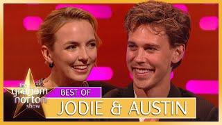 Jodie Comer & Austin Butler Discuss Accents  The Bikeriders Cast  The Graham Norton Show