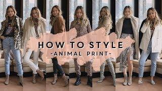 HOW TO STYLE - ANIMAL PRINT LOOKBOOK 7 Pieces 21 Outfits  Victoria Hui