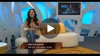 Die Moderatorin Sandra Corcuera zeigt ungewollt ihre Brüste