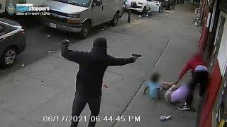 Kids dive for cover as gunman opens fire on Bronx sidewalk