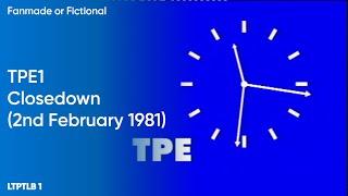 TPE1 - Closedown 02021981 spelling mistake