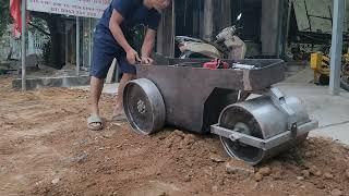 homemade road roller  rc action homemade