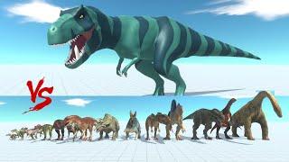 FANG THE TREX vs ALL UNIT DEATH RUN - Animal Revolt Battle Simulator