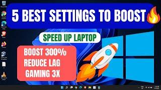 How to Make Your Laptop Faster  5 Best Settings For Laptops Speed and Performance