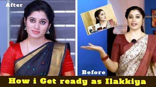 How I get ready as Ilakkiya ‍  இவ்ளோ simple ah ready ஆகலாமா?  Sam & Prasi ️