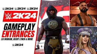WWE 2K24 Entrances & Gameplay  Sami Zayn Bayley Bron Breakker & More