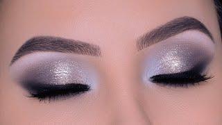 Silver Glitter Smokey Eyes Tutorial  Christmas or New Years Eve Glam