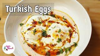 Turkish Eggs Breakfast Recipe  Only 2 Main Ingredients 