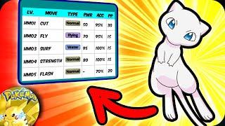 Can Mew beat Pokemon Yellow with ONLY HM Moves?