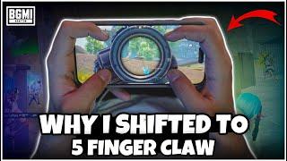 THIS IS WHY I SHIFTED TO 5 FINGER CLAW FROM 4 FINGER CLAW IN BGMITipsTricks Mew2.