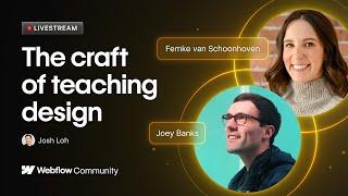 Teaching online design courses Expert Insights with Femke von Schoonhoven and Joey Banks