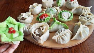 Топ 16 способов лепки Мантов и Пельменей простые варианты и праздничныеHow to wrap dumplings.