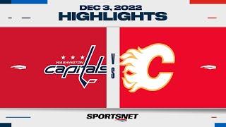 NHL Highlights  Capitals vs. Flames - December 3 2022