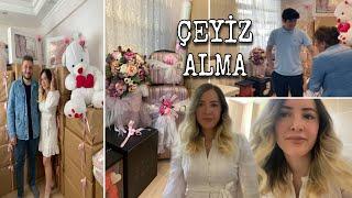 ÇEYİZLERİM GİDİYOR‍️ÇEYİZ KOLİSİ SÜSLEME  TÜM DETAYLAR  Çeyiz alma adeti #vlog