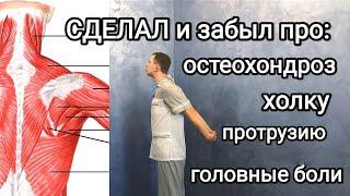 Сделал и на 10 лет забыл про остеохондроз. Не могу сутулиться холка исчезла зрение 1