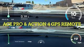 Insta360 Ace Pro & DJI Osmo Action 4 GPS Remote Speed Data  Log Comparison