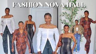 FASHION NOVA TRY ON HAUL  Jeans + Two Piece Sets + Tops  SpringSummer 2024