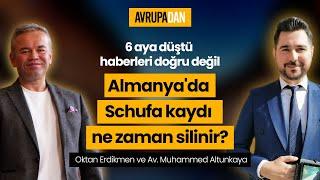 Almanyada Schufa kaydı ne zaman silinir? Oktan Erdikmen ve Av. Muhammed Altunkaya