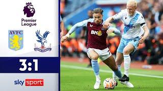 Villa dreht spät das Spiel  Aston Villa - Crystal Palace  Highlights - Premier League 202324