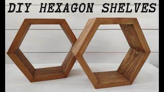 DIY HEXAGON SHELVES  ПОЛКИ СОТЫ СВОИМИ РУКАМИ