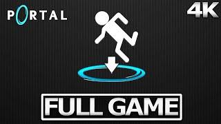 PORTAL Full Gameplay Walkthrough  No Commentary【FULL GAME】 4K UHD