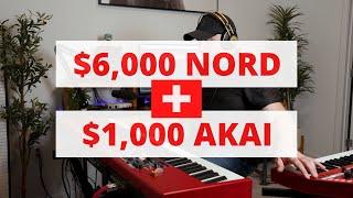 Recording the Nord Stage 4 into the Akai MPC Key 37 - AMAZING