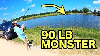 The BIGGEST FISH I’ve EVER SEEN IN A POND