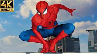 Spider-Man Remastered PC - Classic Suit Free Roam Gameplay 4K 60FPS