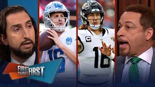 Jaguars play Patriots in London What does Goff extension mean for Dak?  NFL  FIRST THINGS FIRST