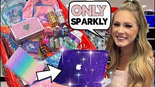 SPARKLY ONLY BACK TO SCHOOL SHOPPING CHALLENGE AT TARGET *NO BUDGET* 