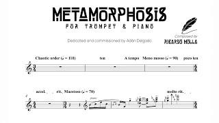 Metamorphosis for Trumpet in C Bb available and piano  TRUMPET SOLO PART