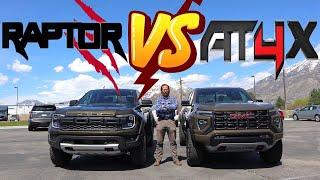 2024 Ford Ranger Raptor vs 2024 GMC Canyon AT4X General Motors Just Cant Keep Up