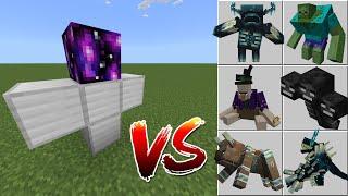 The Galaxy Golem vs Minecraft Mobs