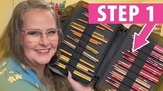 4-Step PRISMACOLOR Pencil Organization How to Organize Prismacolor Premier Colored Pencils