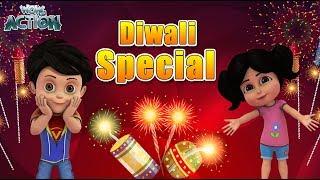 Diwali Special  BEST SCENES of VIR THE ROBOT BOY  Animated Series For Kids  WowKidz Action