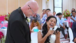 OUR WEDDING VOWS Filipina and American Couple #wedding#philippines