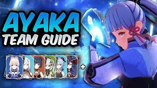 The BEST AYAKA Teams in Genshin Impact  Freeze Melt Fridge and more Ayaka team guide