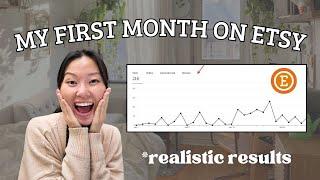 My 1st Month Selling Digital Downloads on Etsy  how I actually did
