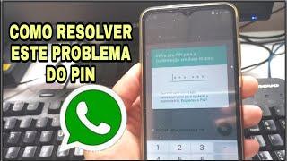 Adeus PIN COMO RESTAURAR A CONTA DO WHATSAPP SEM O PIN DE DUAS ETAPAS