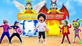 Scary Teacher 3D vs Squid Game Does Baby Miss T Deserve To Go To Heaven OR Go Down Hell Challenge