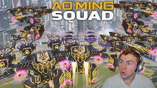 First Ever 6x UE Ao Ming Full Squad Attacks... NEW Bedwyr Giveaway  War Robots